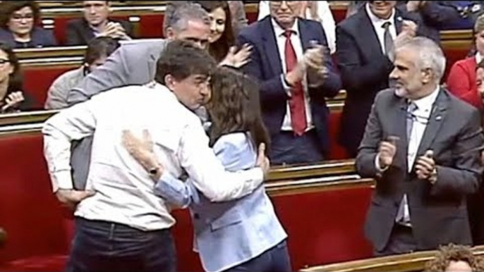 Arrimadas, emocionada al despedirse del Parlament