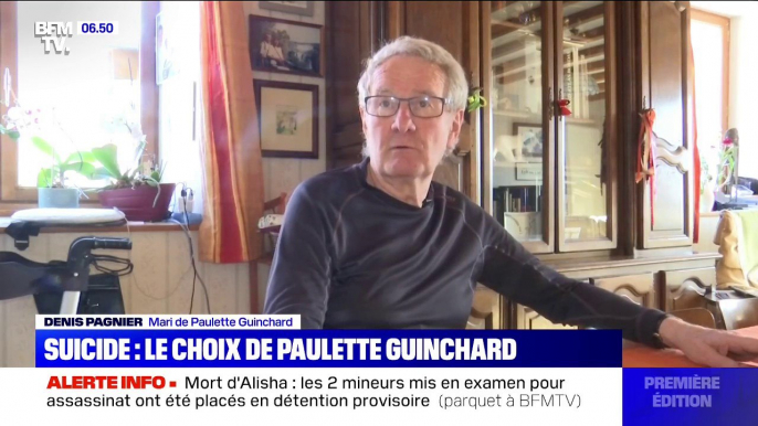 Suicide assisté: le mari de Paulette Guinchard témoigne sur BFMTV