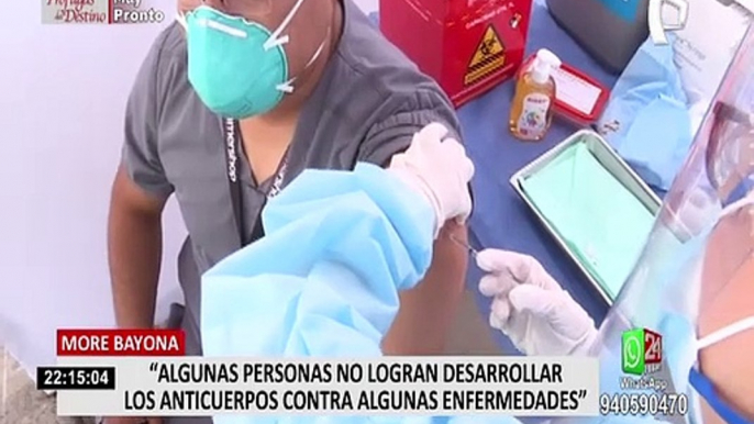 Algunas personas no logran desarrollar anticuerpos de algunas enfermedades, según investigador de la UNMSM