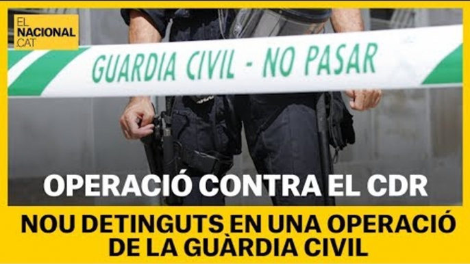 Nou detinguts en una operació de la Guàrdia Civil contra l'independentisme