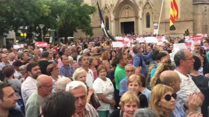 Crits a Sabadell demanant la llibertat dels detinguts