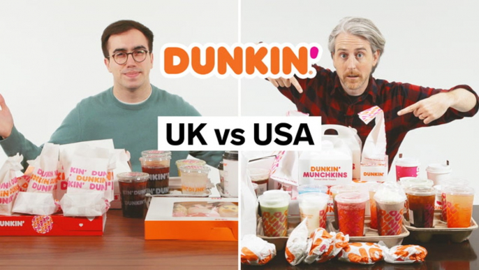 Every difference between UK and US Dunkin' including portion sizes, calories, and exclusive items