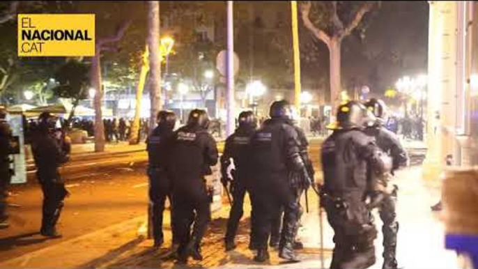 Els Mossos carreguen a Mallorca amb Passeig de Gracia