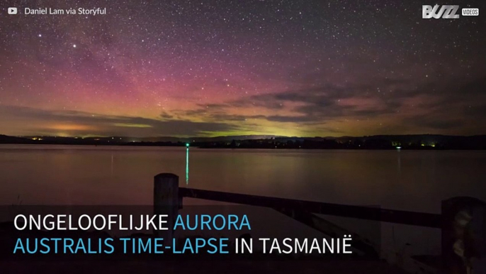 Ongelooflijke time-lapse van het poollicht in Tasmanië