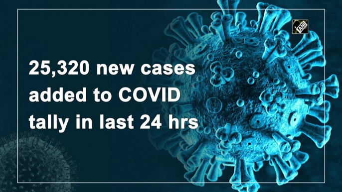 25,320 new cases added to India's Covid-19 tally in last 24 hours