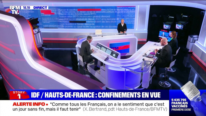 Story 3 : Confinements en vue pour l'Île-de-France et les Hauts-de-France - 17/03