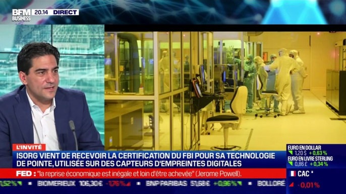 Nicolas Bernardin (Isorg) : Isorg vient de recevoir la certification du FBI pour sa technologie de pointe, utilisée sur des capteurs d'empreintes digitales - 17/03