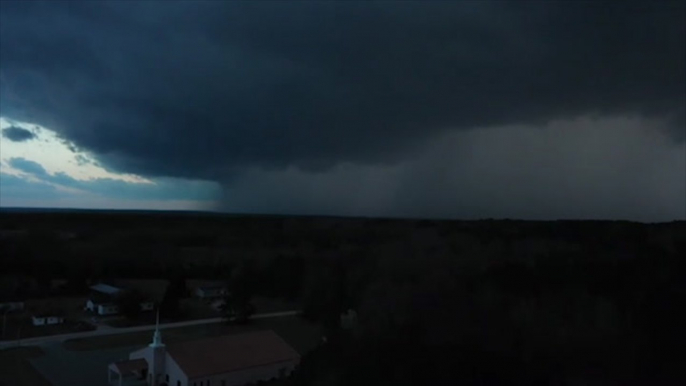 Ominous storm clouds roll over North/South Carolina border