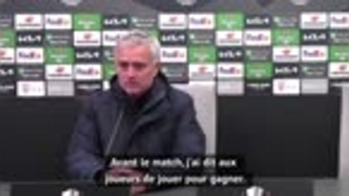 8es - Mourinho : "Nous n'avons pas été pris par surprise"