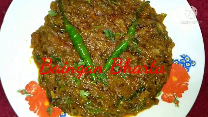 Baingan Bharta Recipe/ Roasted Baingan Bharta/ Roasted Eggplant/ Baingan Ka Bharta/ Sabzi Recipe/ Baingan Bharta kaise banate hai/ Roasted baigan bharta banane ka asan tarika/ Baingan Bharta banane ki vidhi/ Easy lunch and dinner recipe/