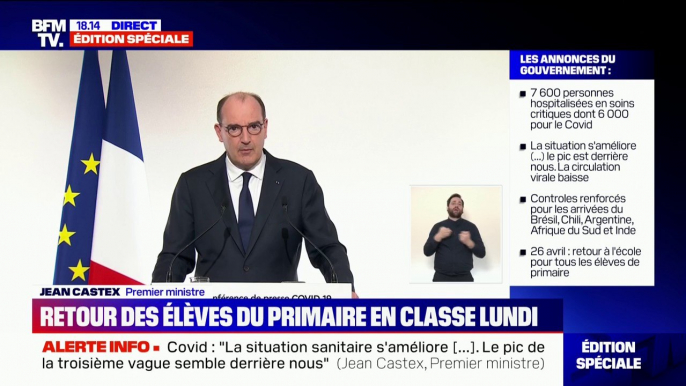 Jean Castex: "J'ai 55 ans et je suis vacciné avec l'AstraZeneca (...) j'invite chacune et chacun de ceux qui le peuvent à en faire de même"