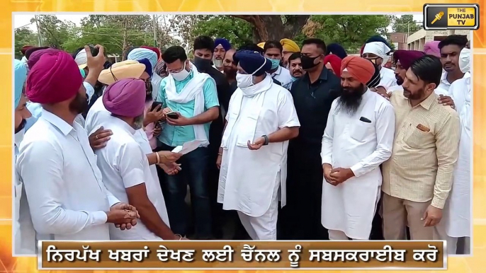 ਕੈਪਟਨ ਨੂੰ ਲਾਹਨਤਾਂ ਪਾਉਣ ਲੱਗੇ Sukhbir Badal slams CM Captain in grain markets | The Punjab TV