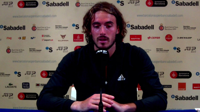 ATP - Barcelone 2021 - Stefanos Tsitsipas : "Before, I was not that physical. I am more powerful, before I was underdeveloped"