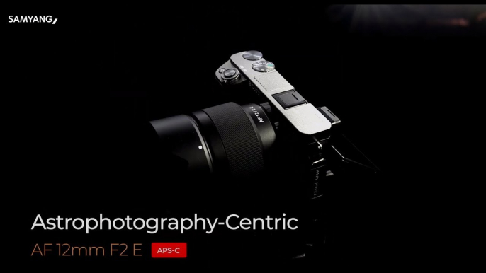Samyang AF 12mm F2 E(APS-C)│Astrophotography-Centric objetivo fotográfico