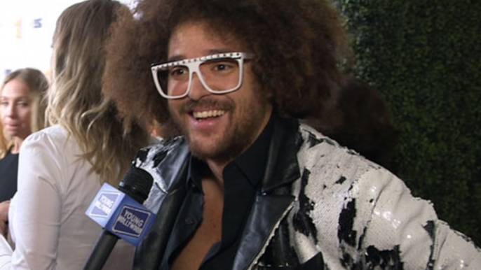 Redfoo & Melissa Etheridge Talk Kanye & Drake at Pre-Grammys Bash