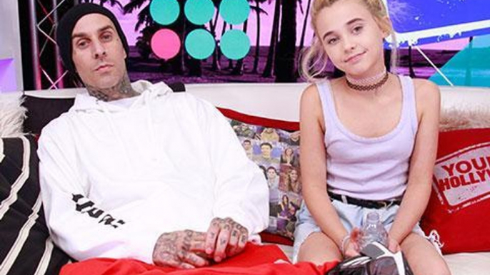 Alabama & Travis Barker Play The Father-Daughter Challenge