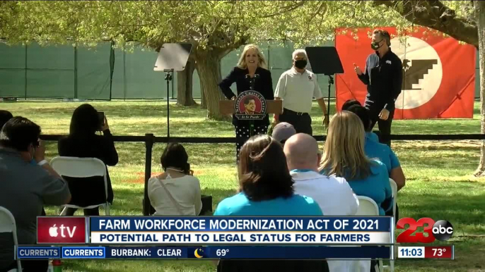 First Lady Jill Biden speaks in Delano, shows support for fair pathways to citizenship