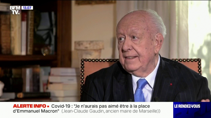 Jean-Claude Gaudin sur le Covid-19: "Je n’aurais pas aimé être à la place d’Emmanuel Macron"