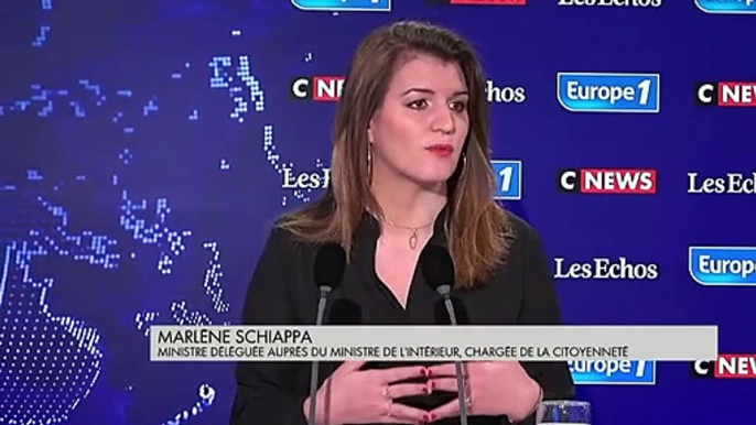 Vaccination des policiers : Marlène Schiappa promet un calendrier "dans les jours à venir"