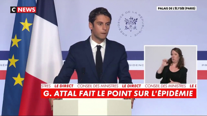 Gabriel Attal : «Nous commençons à observer les premiers effets positifs des mesures de freinage qui ont été mises en place le 20 mars dernier dans les 16 premiers départements»