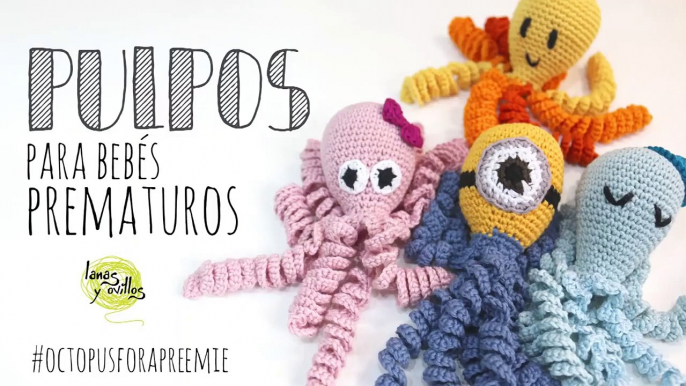 Tutorial Pulpo Para Bebés Prematuros Amigurumi (Octopus For A Preemie)