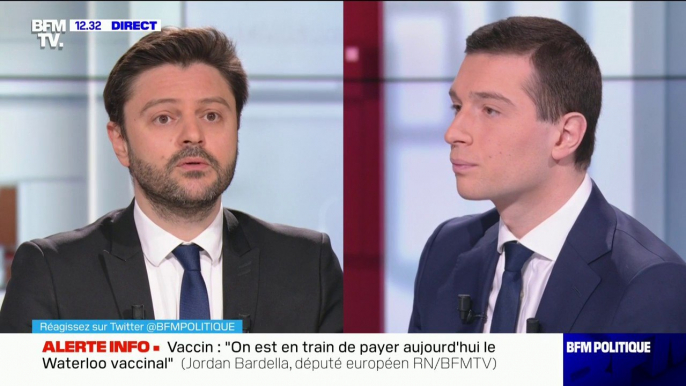 Jordan Bardella propose de mettre deux agents de sécurité armés dans toutes les gares d'Île-de-France et assure être "en train de chiffrer la mesure"