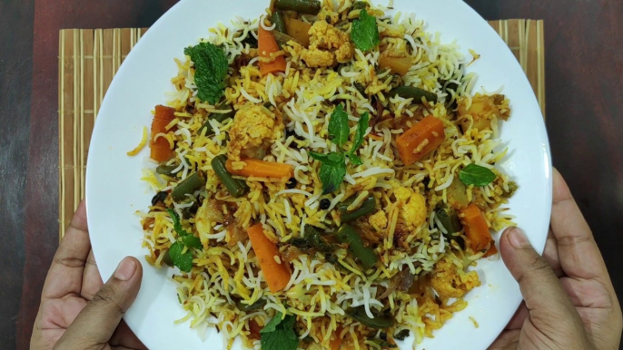 Vegetable Biryani | Veg Biryani Recipe | Veg Dum Biryani