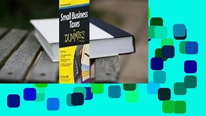 Full E-book  Small Business Taxes for Dummies Complete