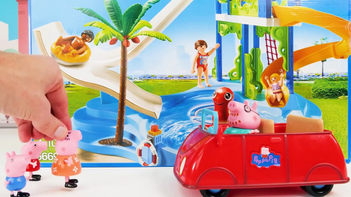 ¡Aprende los Palabras con Nueva Piscina de Peppa Pig ¡Video para Niños