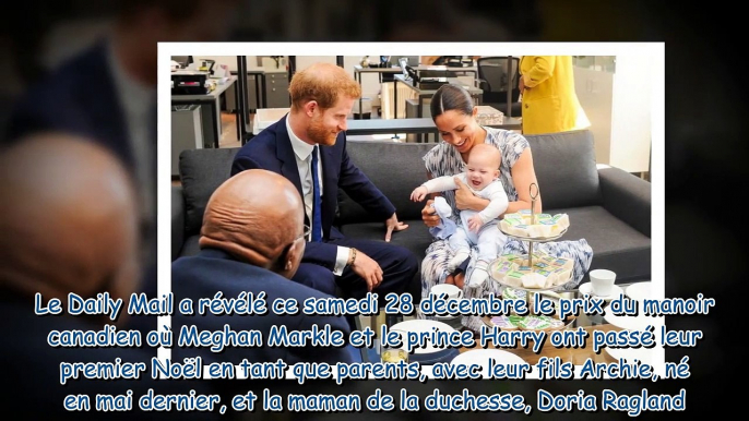 Meghan Markle et le prince Harry ont passé leur premier Noël avec Archie dans un manoir hors de prix