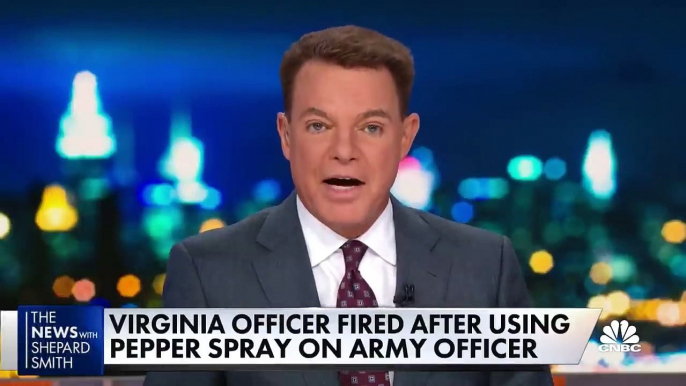 Virginia officer fired after using pepper spray on Army officer