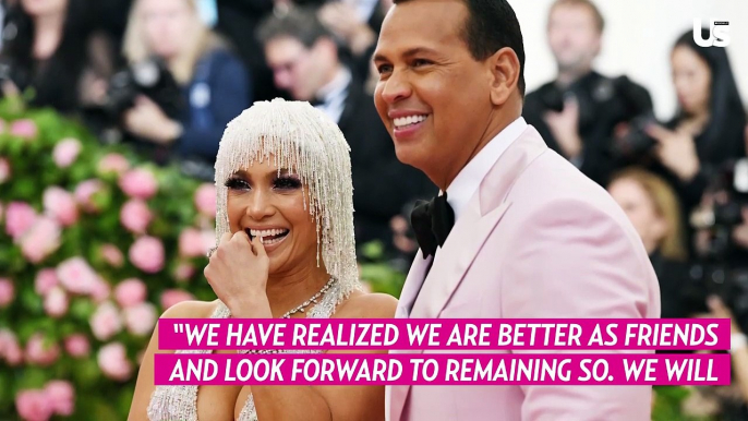 Jennifer Lopez and Alex Rodriguez Split: 'We're Better Off As Friends'