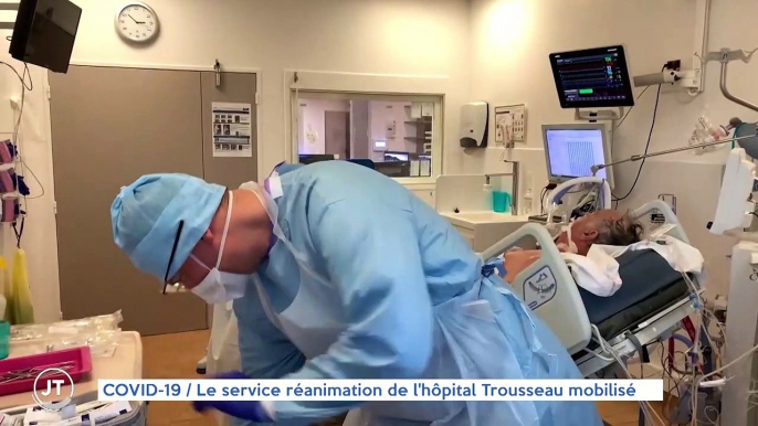 COVID -19 / Le service réanimation de l'hôpital Trousseau mobilisé