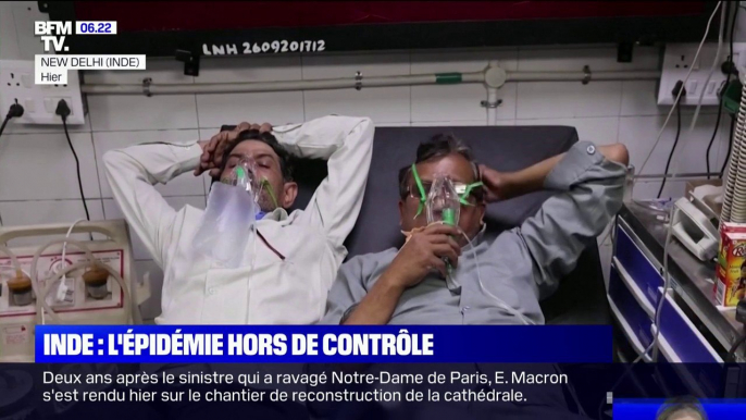 Covid-19: avec plus de 200.000 nouveaux cas par jour, l'épidémie devient hors de contrôle en Inde