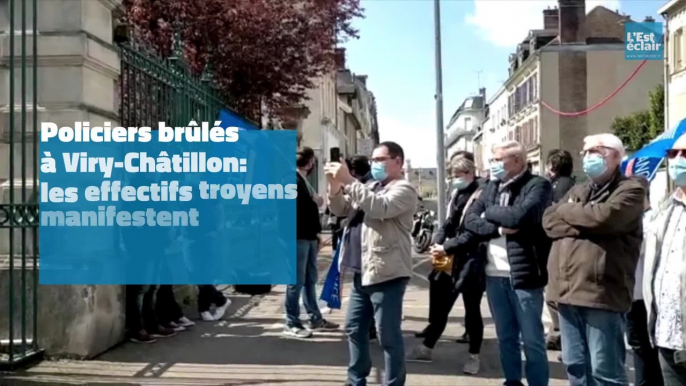 Policiers brûlés à Viry-Châtillon: les effectifs troyens vent debout contre le verdict en appel