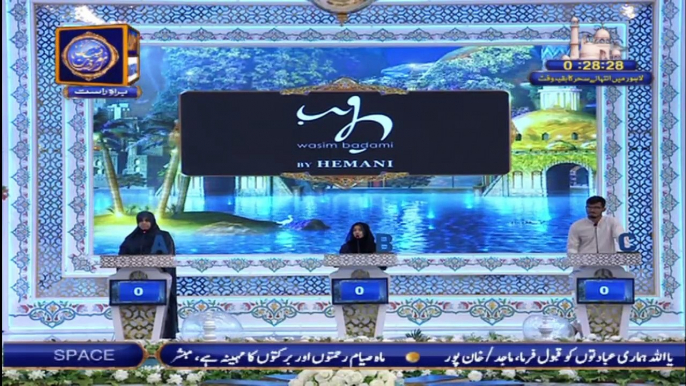 Shan-e-Sehr – Segment: Shan-e-Ilm – 21st April 2021 – Waseem Badami