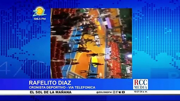 Rafelito Díaz comenta incidente que protagonizó Luís Felipe López en la Gran Arena del Cibao