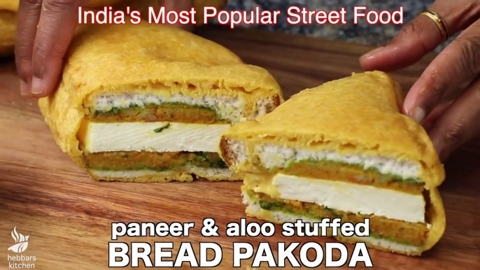 Bread Paneer Pakora Sandwich Recipe | Aloo Paneer Bread Pakoda | Bread Paneer Bajji Recipe