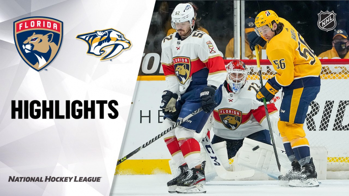 Panthers @ Predators 4/27/21 | NHL Highlights