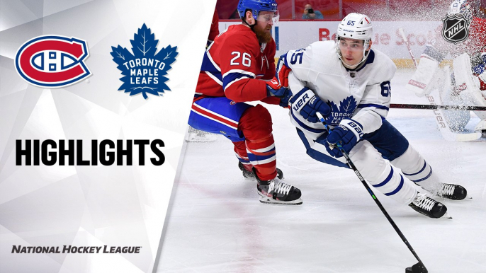 Maple Leafs @ Canadiens 4/28/21 | NHL Highlights