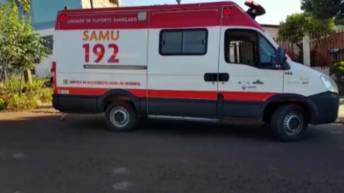 Mulher passa mal e é socorrida pelo Samu no Bairro Cascavel Velho