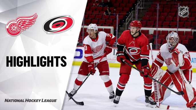 Red Wings @ Hurricanes  4/29/21 | NHL Highlights