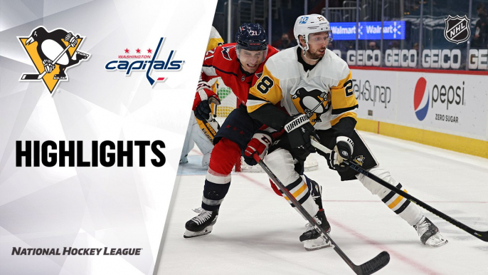 Penguins @ Capitals 4/29/21 | NHL Highlights