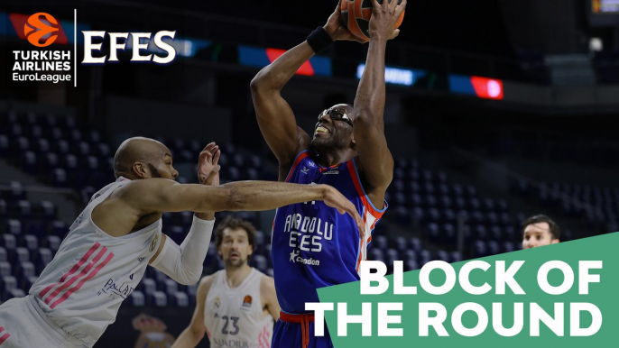 Efes Block of the Round: Bryant Dunston, Anadolu Efes Istanbul