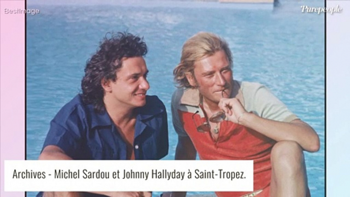 Michel Sardou revient sur sa brouille légendaire avec Johnny Hallyday : "J'ai été très maladroit"