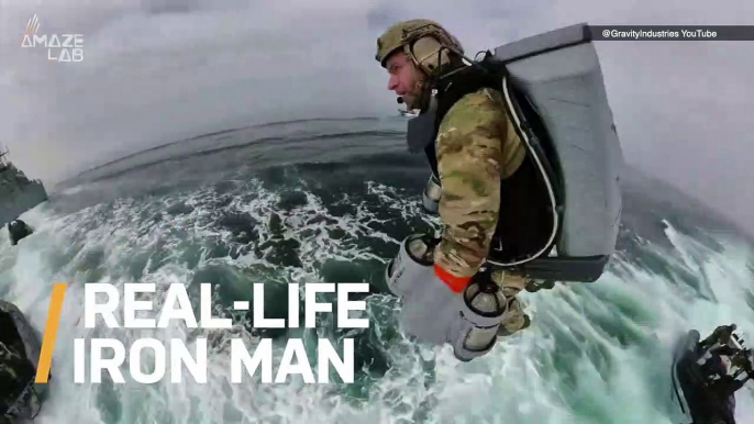 Marines Train With Jet Suit-Wearing ‘Iron Man’ in Military Drills on the Ocean