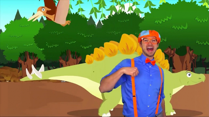 Aprede Nombres de Dinosaurios | Dinosaurios para Niños | Aprende con Blippi | Videos para Niños