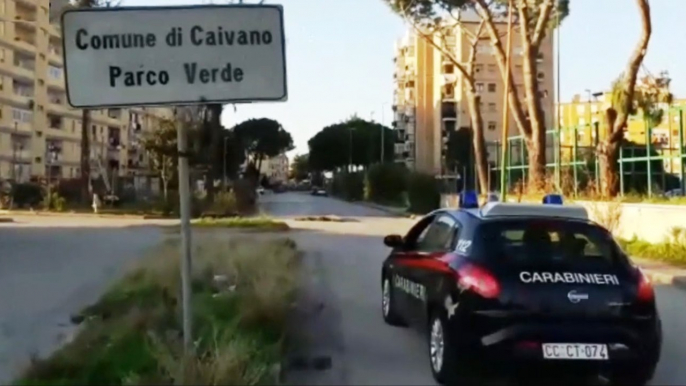 Caivano (NA) - Spaccio di droga al Parco Verde: decine di arresti nel clan Sautto-Ciccarelli (10.05.21)