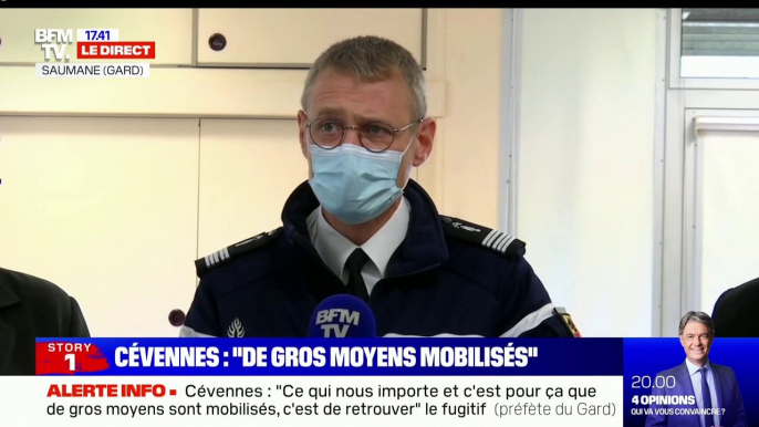 Fugitif dans les Cévennes: "Environ 300 gendarmes sont mobilisés, appuyés par des moyens aériens et cynophiles", selon la gendarmerie