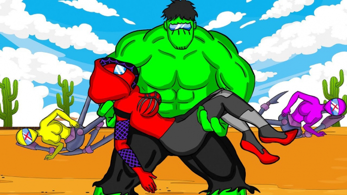 Among Us Superheros - Among Us Hulk Save Spidergirl _ Among Us Animation By Among Us Action